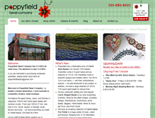 Tablet Screenshot of poppybeads.com